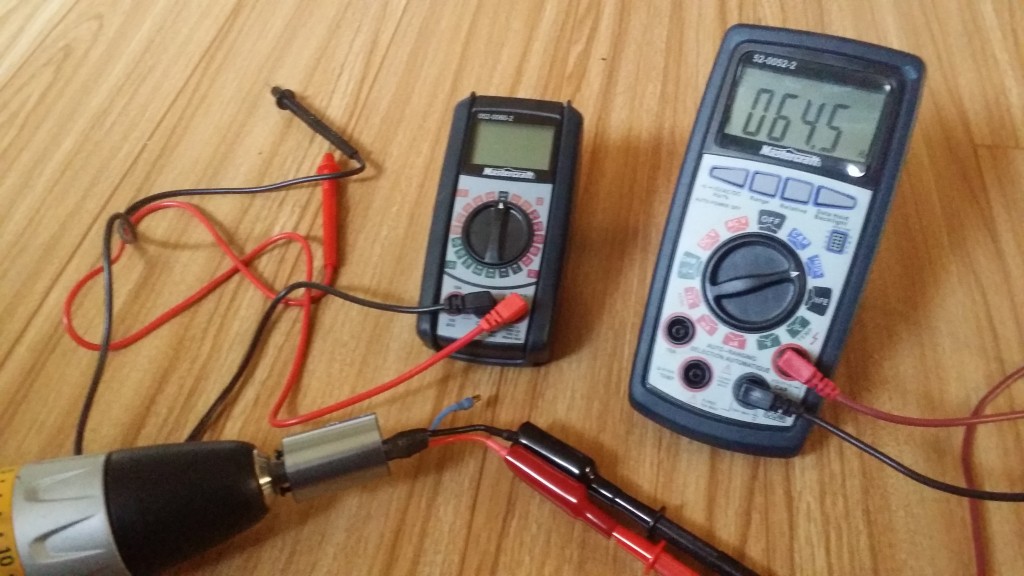 Measuring Motor RPM - Unpowered