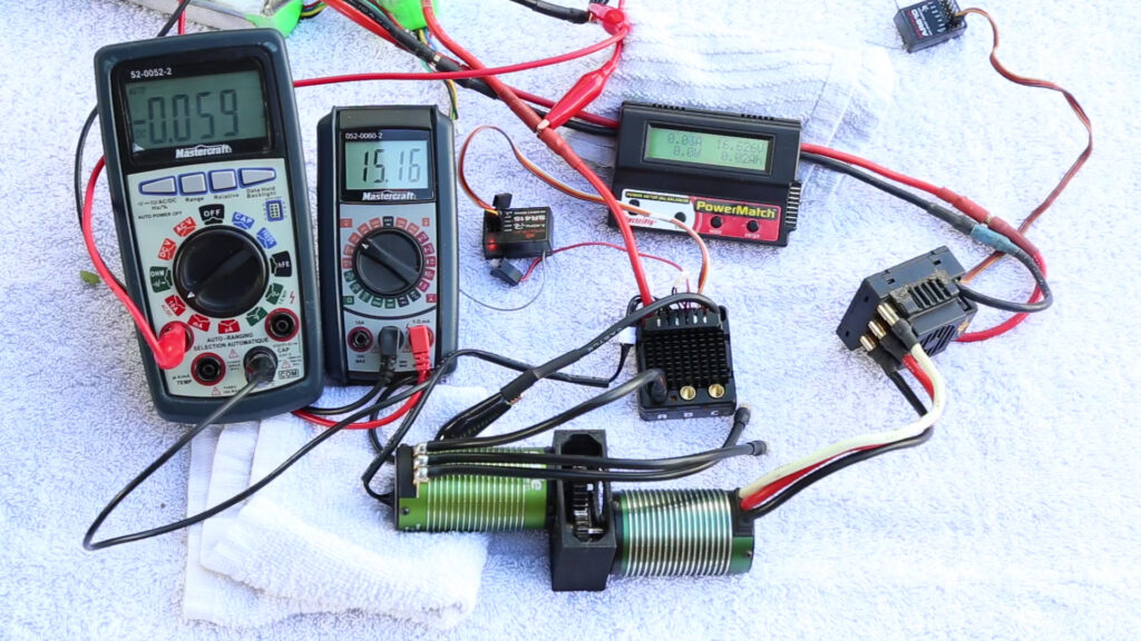 Regenerative Braking RC ESC and Motor Setup